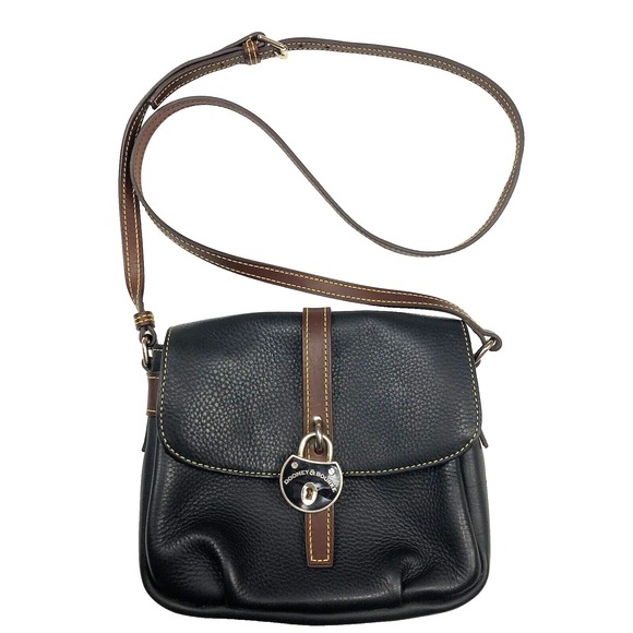 Dooney & Bourke Handbags - Dooney and Bourke Lock Leather Crossbody Shoulder hand bag Padlock